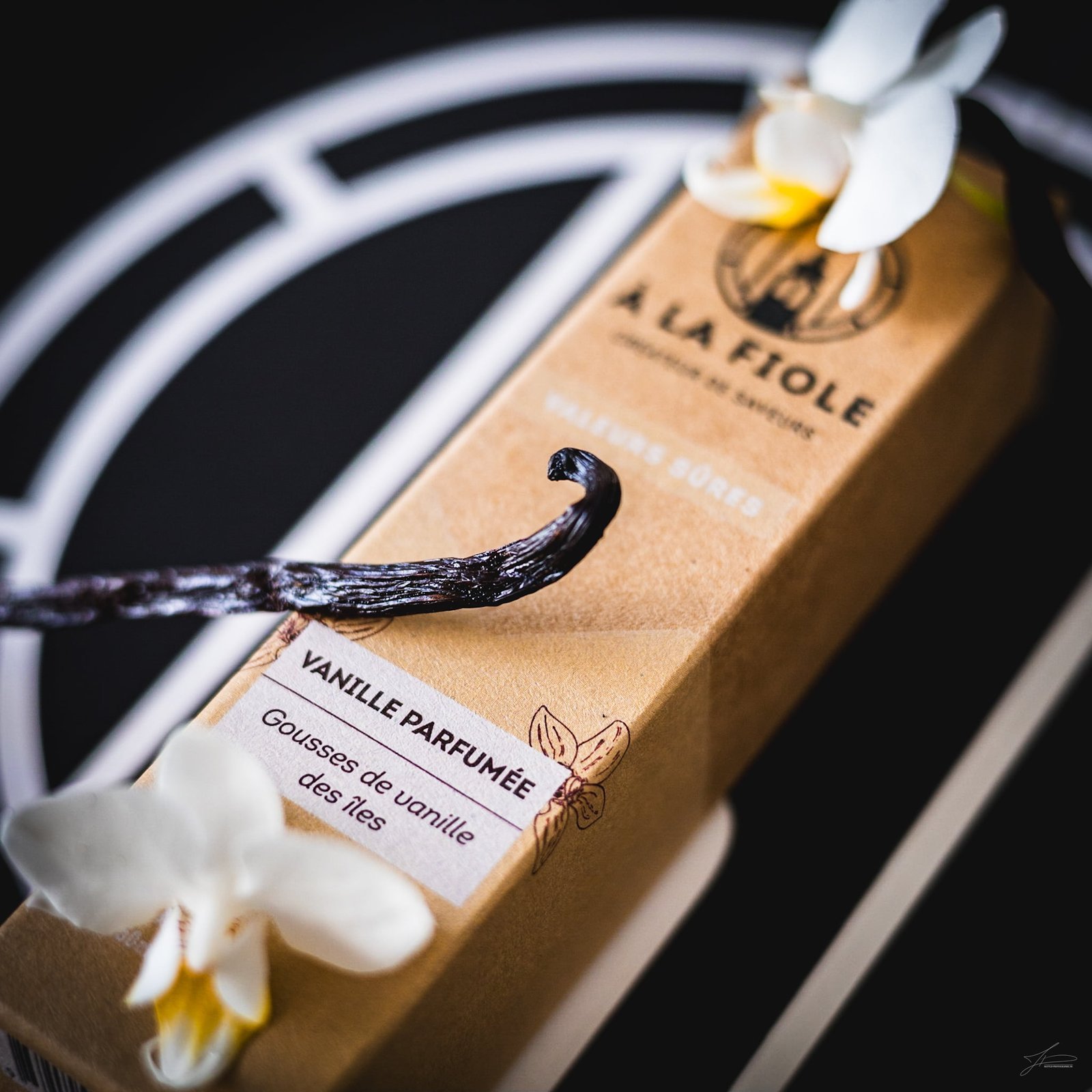 Photographie de marque pour À la Fiole, vanille, par MLD Productions à Rennes