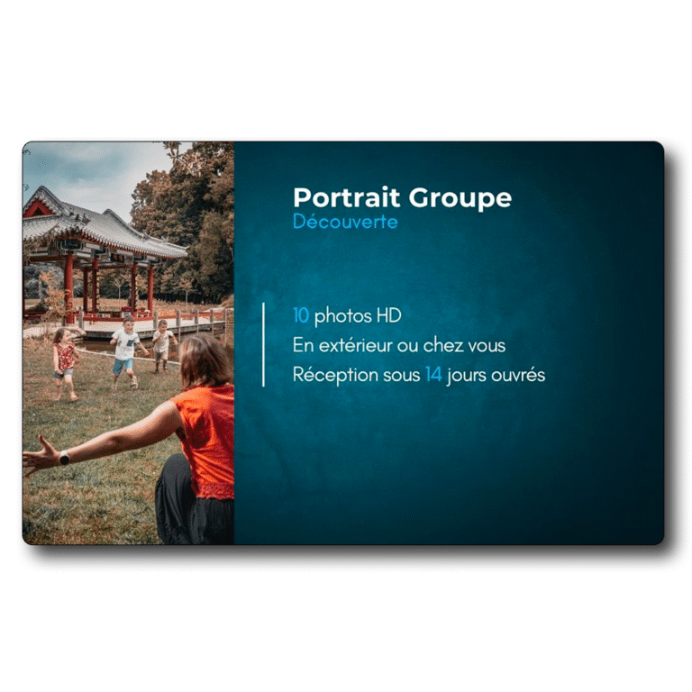 Carte Cadeau – Groupe – Pack « Découverte »