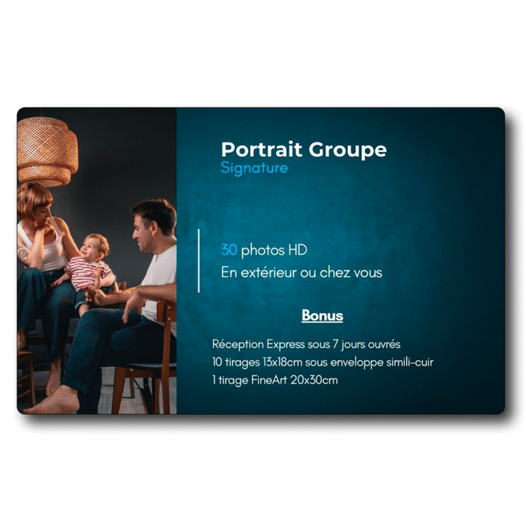 Carte Cadeau – Groupe – Pack « Signature »